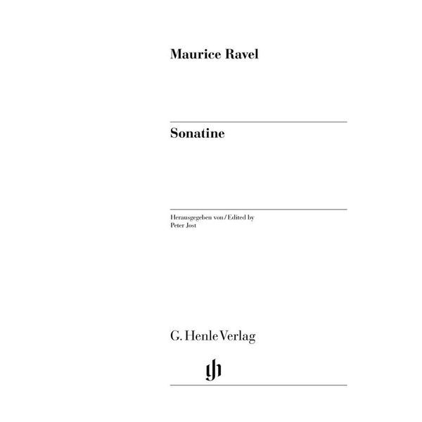 Henle Verlag Ravel Sonatine