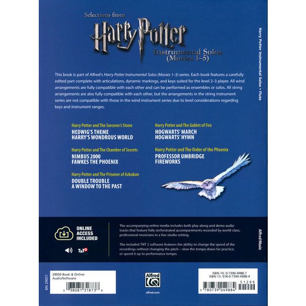 Alfred Music Publishing Harry Potter Selections Flute