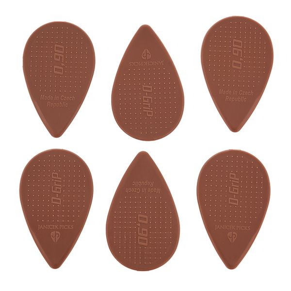 D-Grip Picks Balkan Form Nylon Brown 0,90