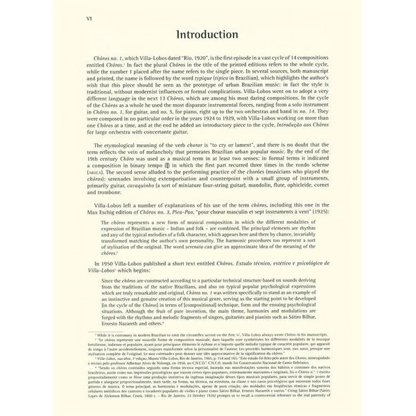 Editions Max Eschig Villa-Lobos Choros No. 1