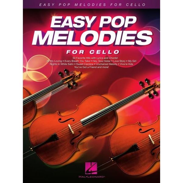 Hal Leonard Easy Pop Melodies Cello