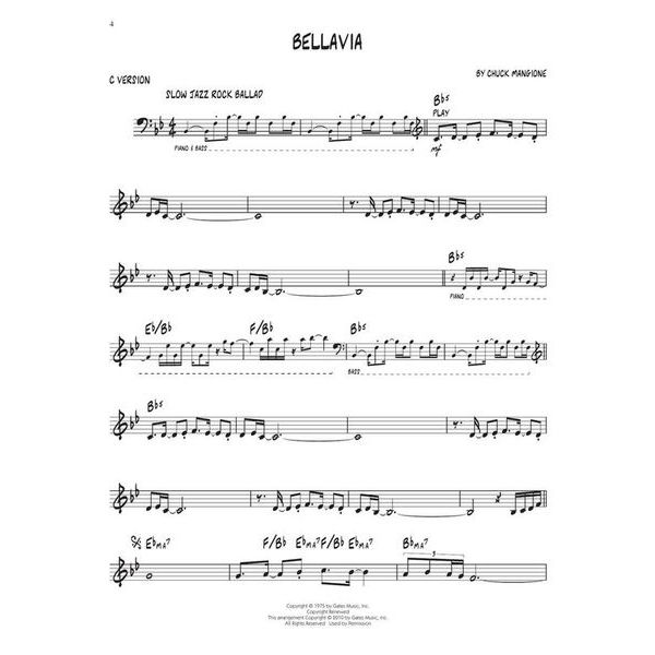 Hal Leonard Jazz Play-Along Chuck Mangione
