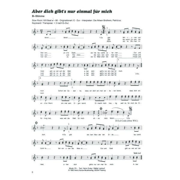 Musikverlag Hildner 100 Hits für Bb & Eb