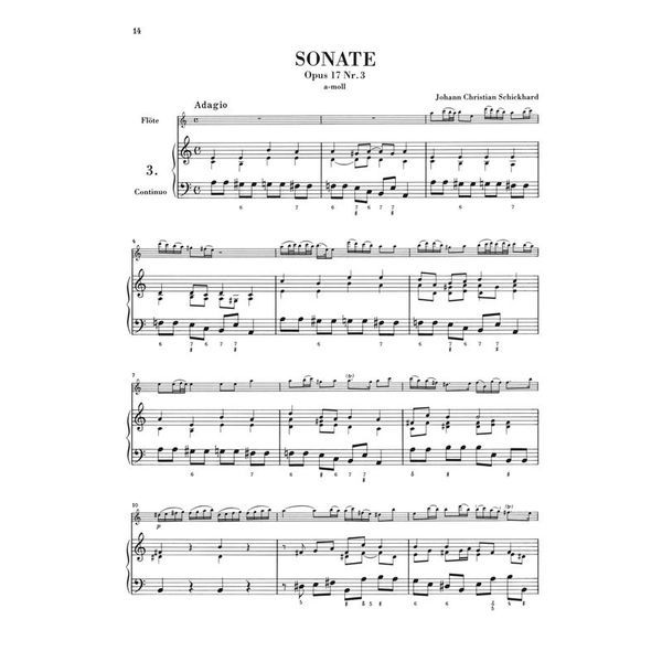 Henle Verlag Flötenmusik Barock