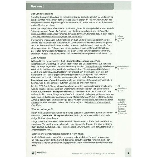 Alfred Music Publishing Garantiert Akustik-Bluesgit.