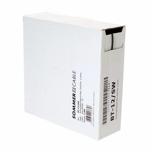 Sommer Cable Shrinktube Box 1,2mm black
