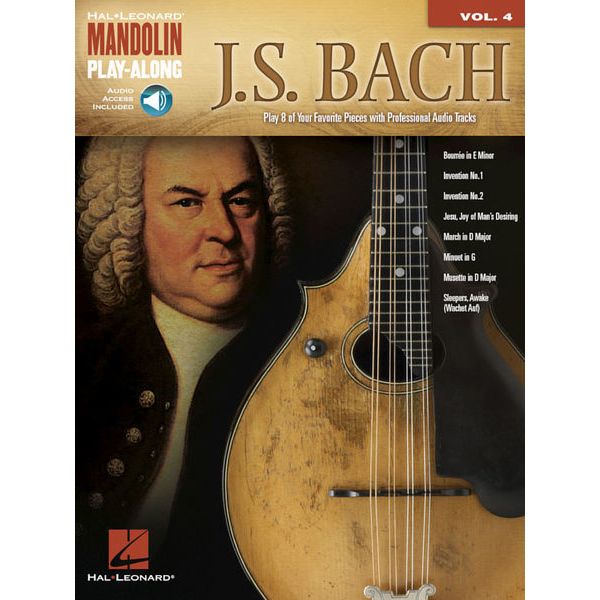 Hal Leonard Mandolin Play-Along J. S. Bach