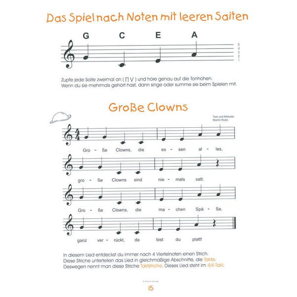 Schuh Verlag Die Ukulelenschule für Kinder