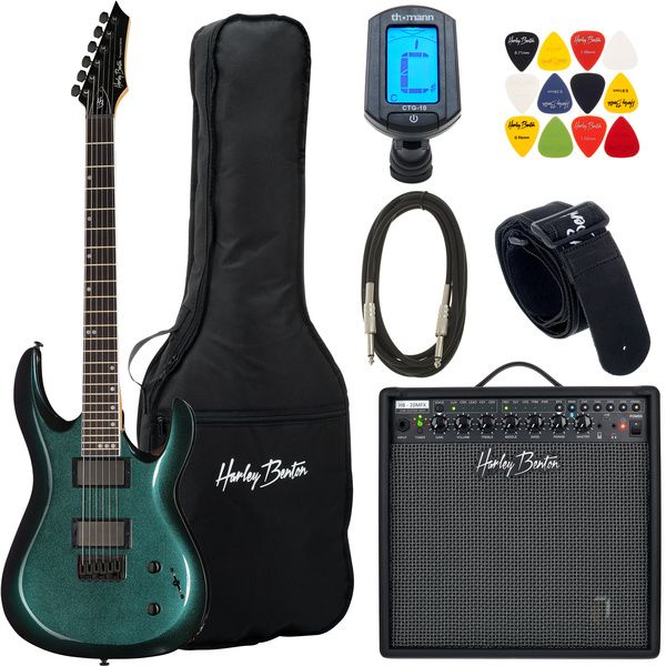 Harley Benton R-446 Flip Flop Blue Set