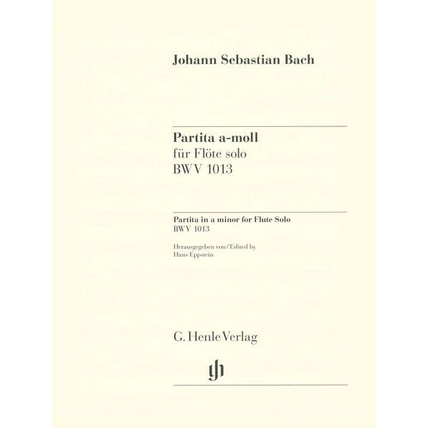 Henle Verlag Bach Partita a-moll for Flute