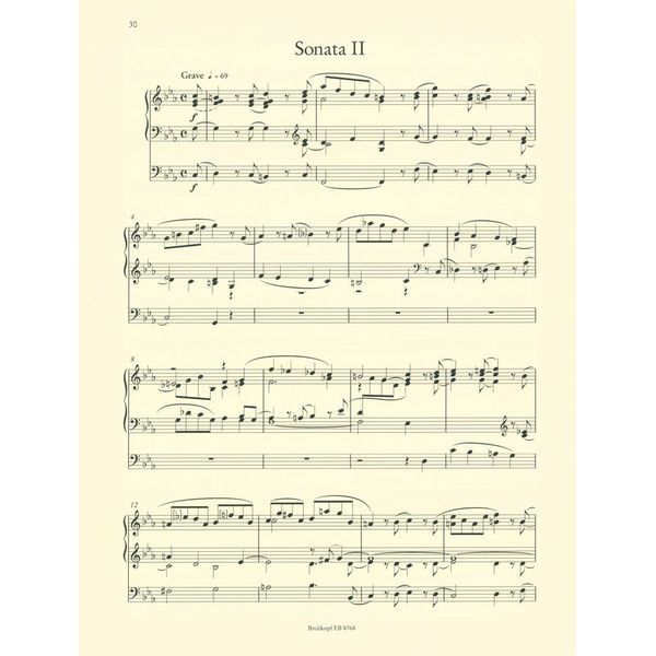 Breitkopf & Hrtel Mendelssohn Sechs Sonaten