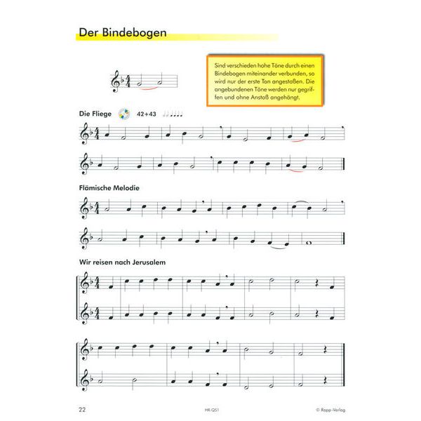 Horst Rapp Verlag Querflöte Lernen mit Spa 1