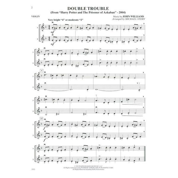 Alfred Music Publishing Movie Duets For All Violin