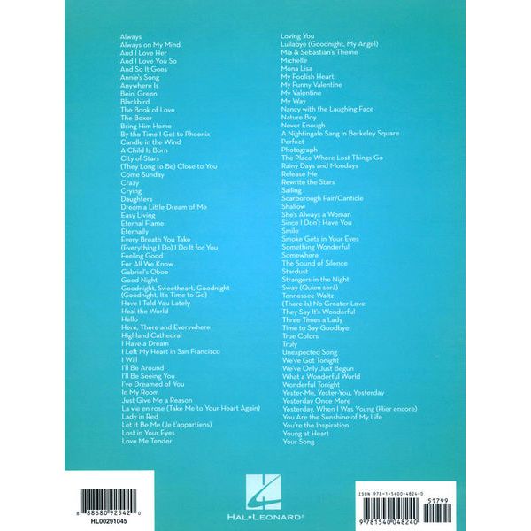 Hal Leonard 101 Beautiful Songs Horn