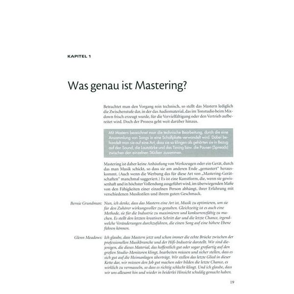 GC Carstensen Verlag Mastern wie die Profis