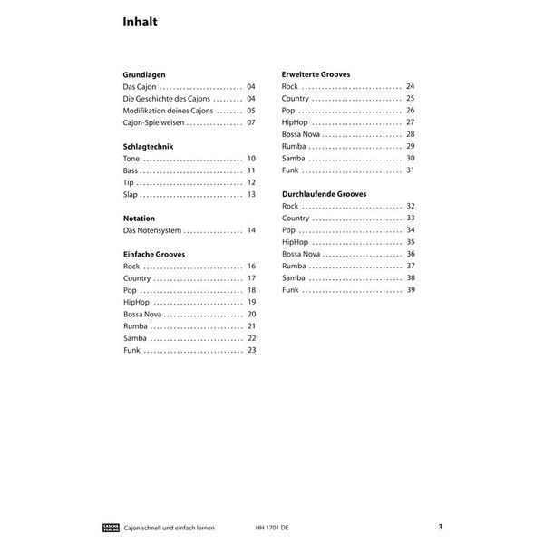 Cascha Cajon Schnell und einfach