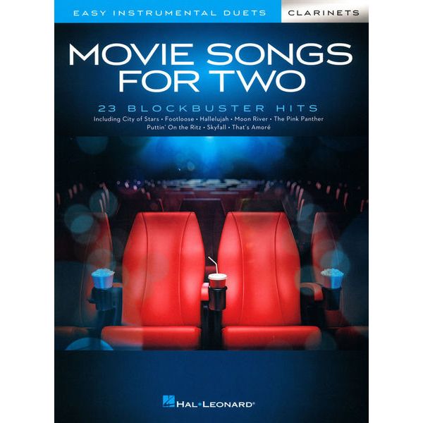 Hal Leonard Movie Songs For Two Clarinets