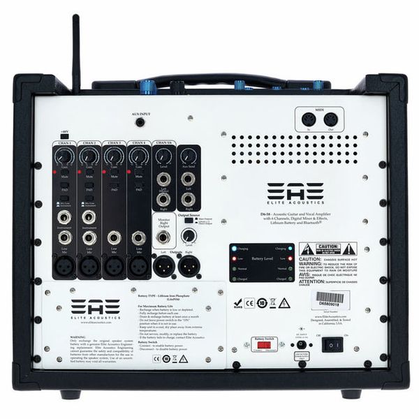 Elite Acoustics D6-58 Acoustic Amplifier