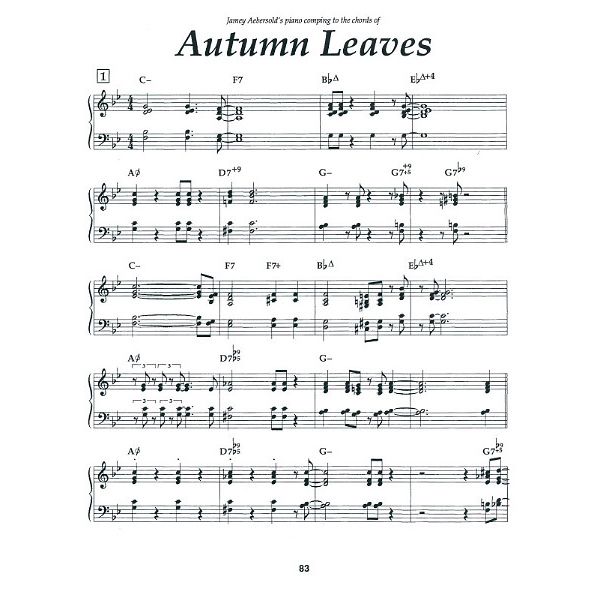 Jamey Aebersold Jazz Piano Voicings Vol.54