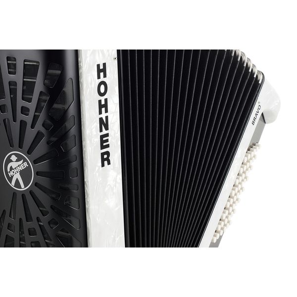 Hohner Bravo II 48 White silent key