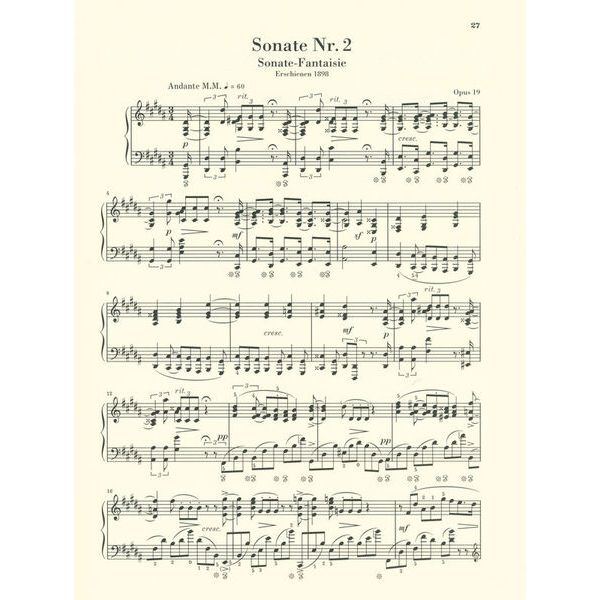 Henle Verlag Skrjabin Klaviersonaten