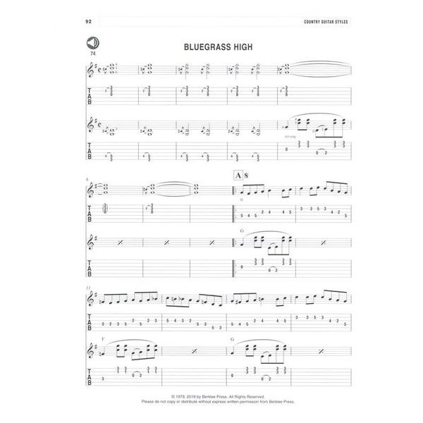 Berklee Press Country Guitar Styles