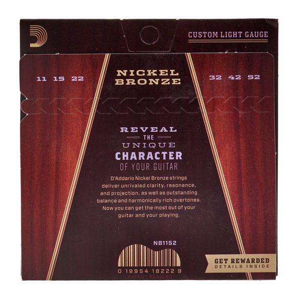 Daddario NB1152 Nickel Bronze Set