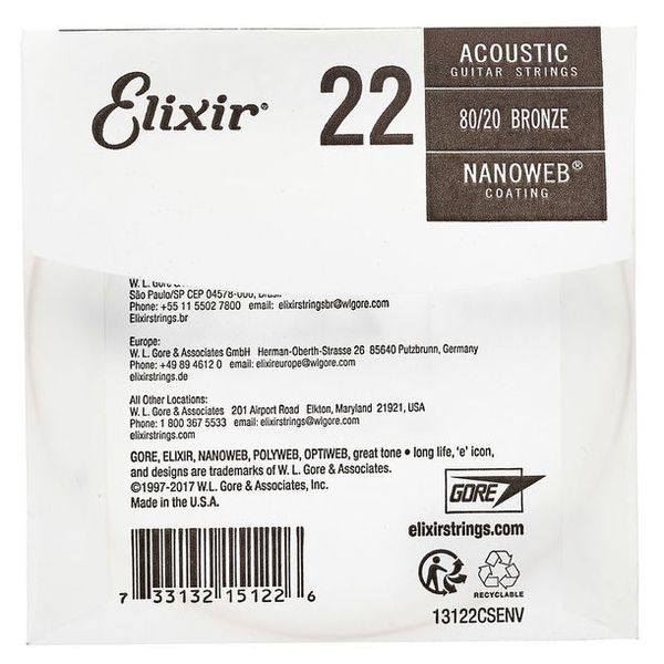 Elixir .022 Western Guitar
