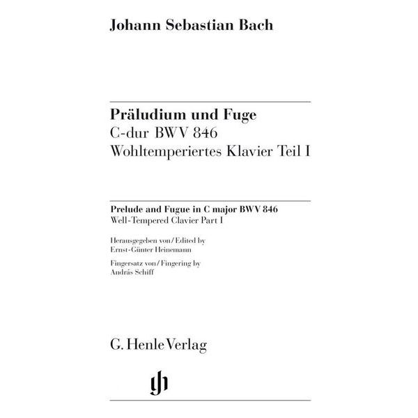 Henle Verlag Bach Prludium C-Dur BWV 846