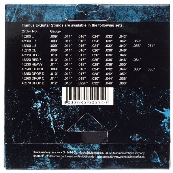 Framus Blue Label Strings Set 09-74