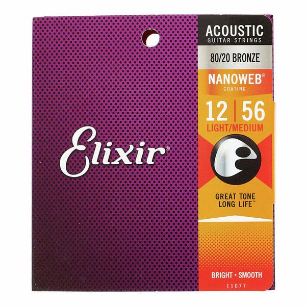 Elixir Nanoweb Light-Medium Acoustic