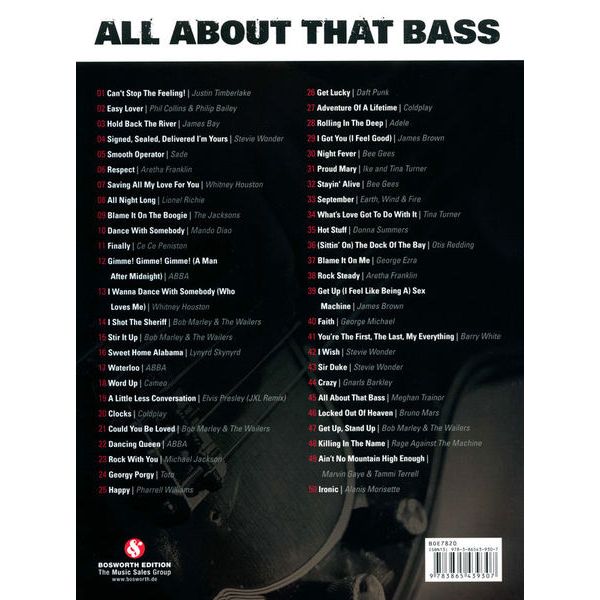 Bosworth All About That Bass