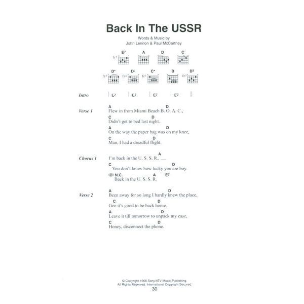 Hal Leonard Little Black Book Beatles