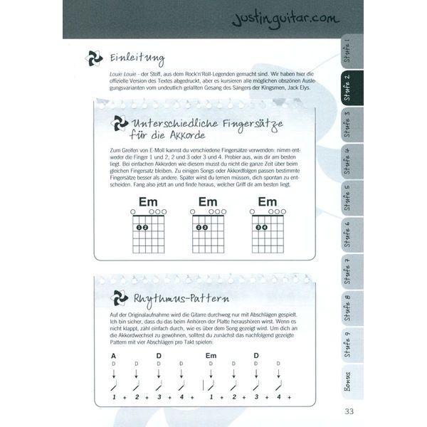 Bosworth Justinguitar.com Songs 1 D