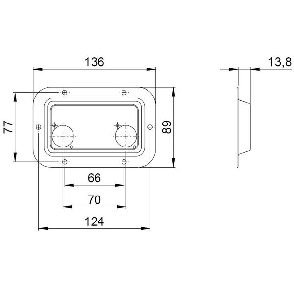 Adam Hall 8708 Dish for D-Type Socket