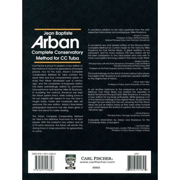 Carl Fischer Arban Complete Tuba