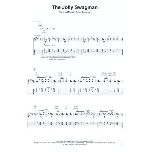 Hal Leonard Tommy Emmanuel Little By Littl