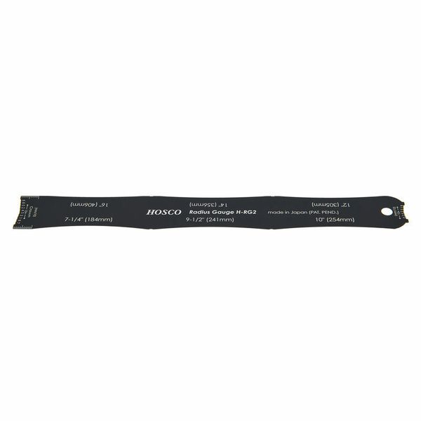 Maxparts Fretboard Radius Ruler BK