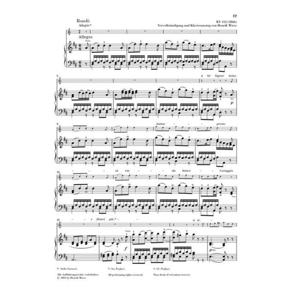 Henle Verlag Mozart Hornkonzert Nr. 1 D-Dur