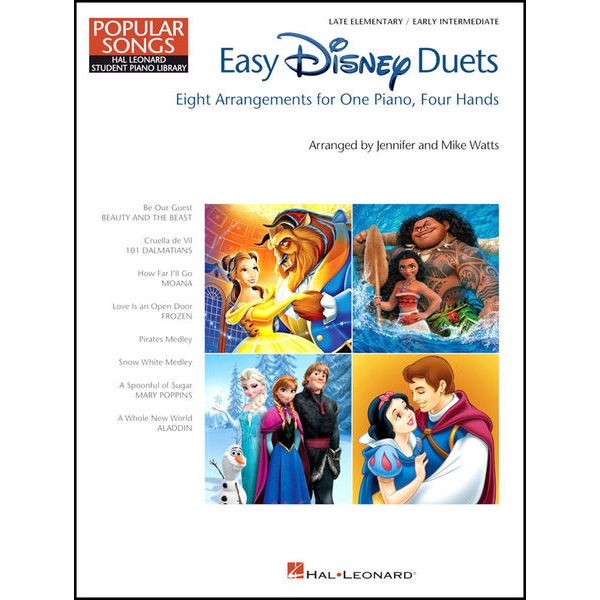 Hal Leonard Easy Disney Duets Piano