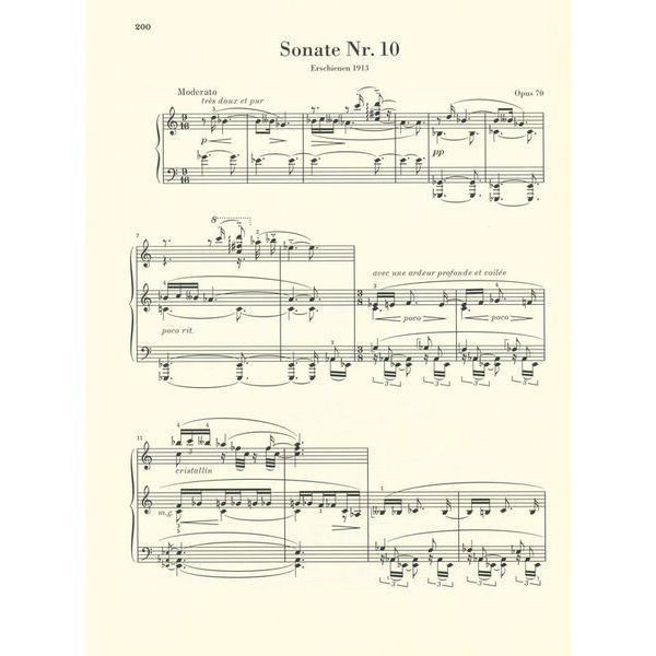 Henle Verlag Skrjabin Klaviersonaten