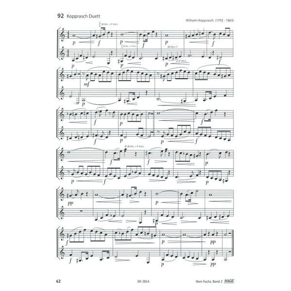 Hage Musikverlag Horn Fuchs 2