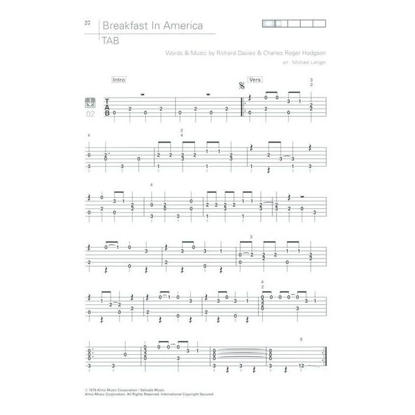 Edition Dux Acoustic Pop Guitar Solos 5