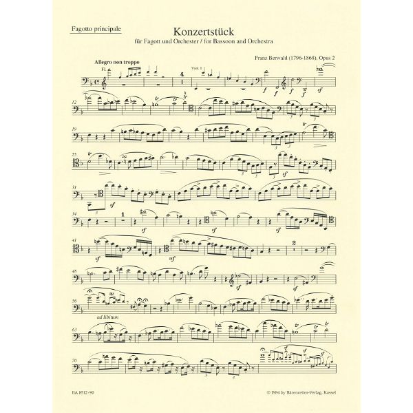 Brenreiter Berwald Konzertstück op. 2