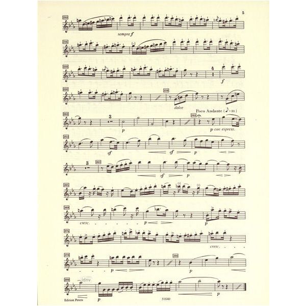 Edition Peters Orchester Probespiel Oboe