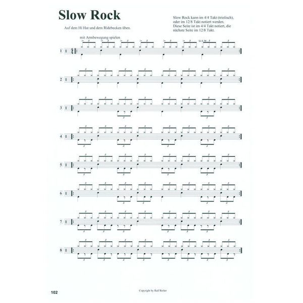 Ralf Reiter bungen für kleine Trommel