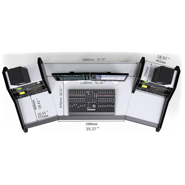 Studio Desk Pro Line Classic All Black