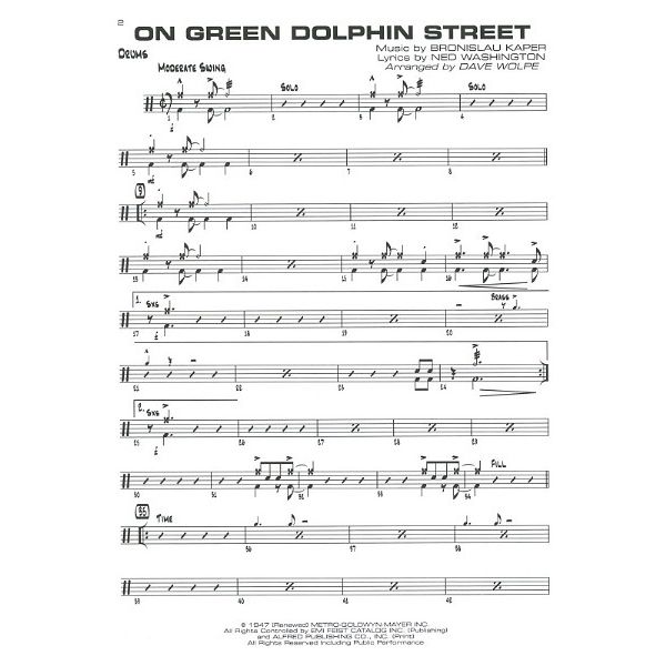 Belwin Sittin' In Big Band Drums 2