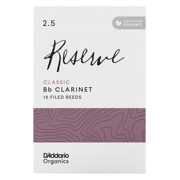DAddario Woodwinds Organic Reserve Cl. CLAR 2.5