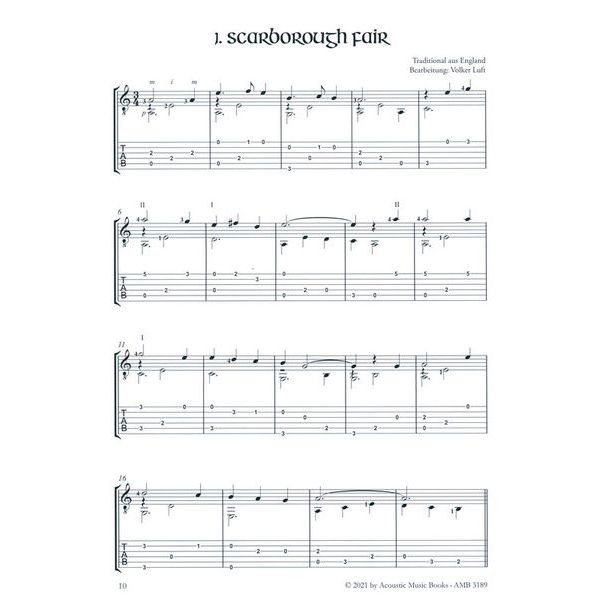 Acoustic Music Books More Celtic Ballads